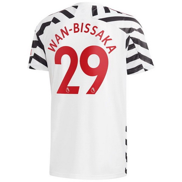 Maglia Manchester United NO.29 Wan Bissaka Third 20/21 Bianco